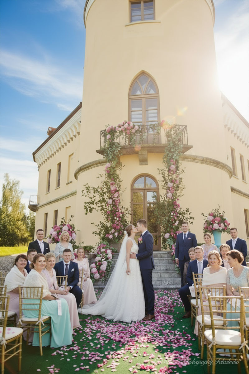 Mazelle Photography Fotostudio® aus Dranske begleitet euch nicht nur an der Ostsee, sondern auch zu den schönsten Orten Europas und darüber hinaus. Ob romantische Hochzeit in einem Schloss in Polen, ein Boho-Elopement in den Bergen, eine mediterrane Trauung in Italien oder eine Strandhochzeit auf Mallorca – Mazelle Photography reist mit euch dorthin, wo eure Liebe gefeiert wird.